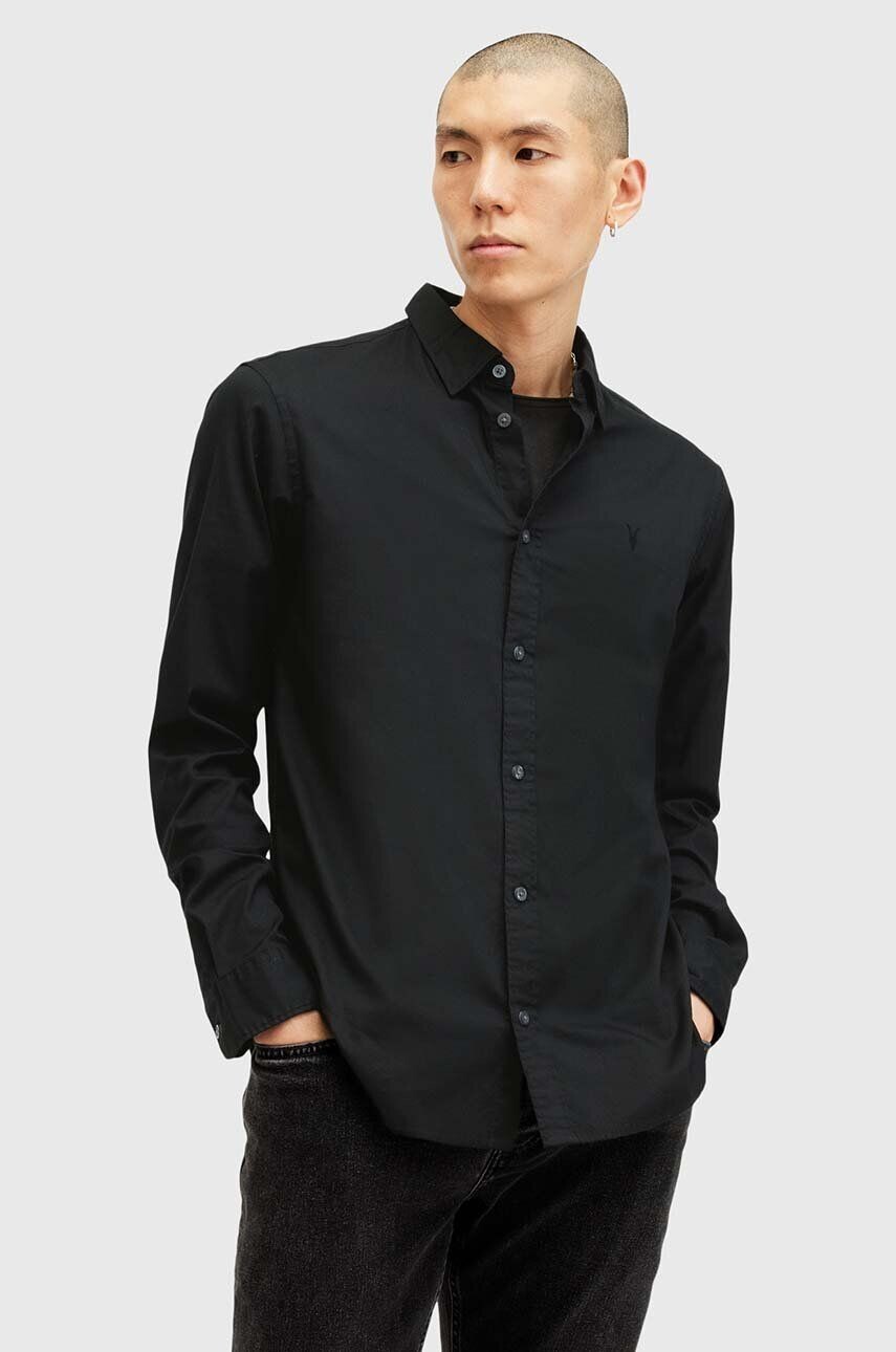 Рубашка AllSaints из хлопка HAWTHORNE LS SHIRT, черный
Рубашка AllSaints из хлопка HAWTHORNE LS SHIRT, черный