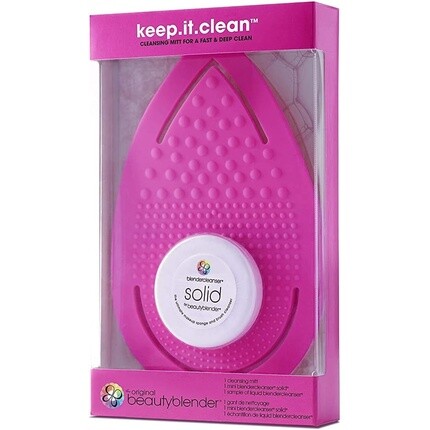 BeautyBlender Keep It Clean Блендер для макияжа и набор для чистки кистей
BeautyBlender Keep It Clean Блендер для макияжа и набор для чистки кистей