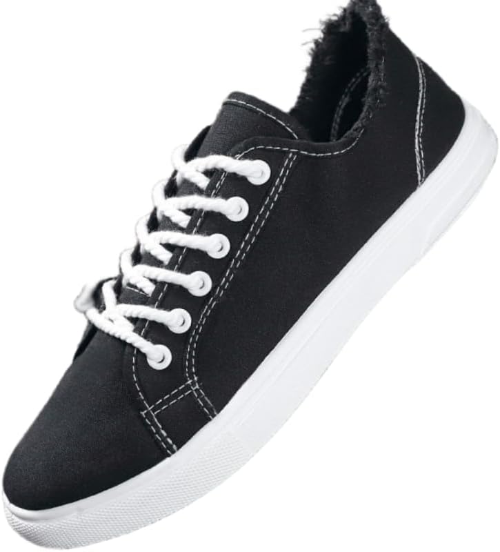 Мужские повседневные белые кеды из канвы с плоской подошвой Hoalox
Мужские повседневные белые кеды из канвы с плоской подошвой Hoalox