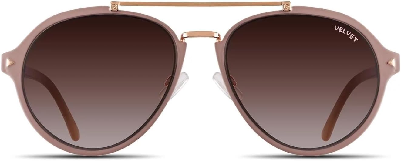 Солнцезащитные очки-авиаторы Velvet Eyewear для женщин, модель Jesse, сиреневый цвет - 100% защита от УФ-излучения - разработаны для женщин - произведено в США, размер Medium, Mauve
Солнцезащитные очки-авиаторы Velvet Eyewear для женщин, модель Jesse, сиреневый цвет - 100% защита от УФ-излучения - разработаны для женщин - произведено в США, размер Medium, Mauve
