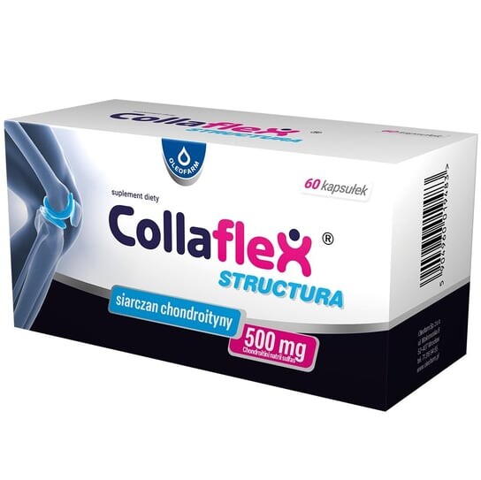 Collaflex Structura Хондроитинсульфат 500 мг, 60 капсул. Oleofarm
Collaflex Structura Хондроитинсульфат 500 мг, 60 капсул. Oleofarm