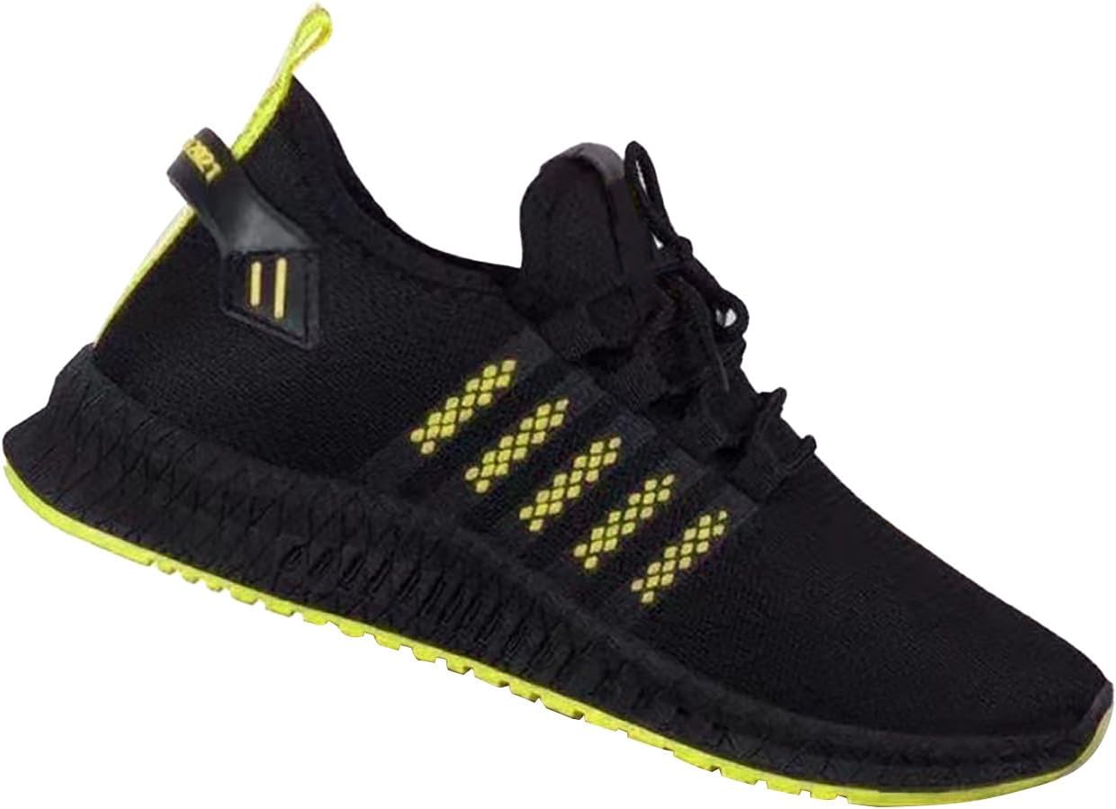 Мужские спортивные кроссовки на шнуровке, низкие, дышащие, легкие беговые кроссовки, повседневные, противоскользящие, с плетением Flyknit Generic, желтый
Мужские спортивные кроссовки на шнуровке, низкие, дышащие, легкие беговые кроссовки, повседневные, противоскользящие, с плетением Flyknit Generic, желтый