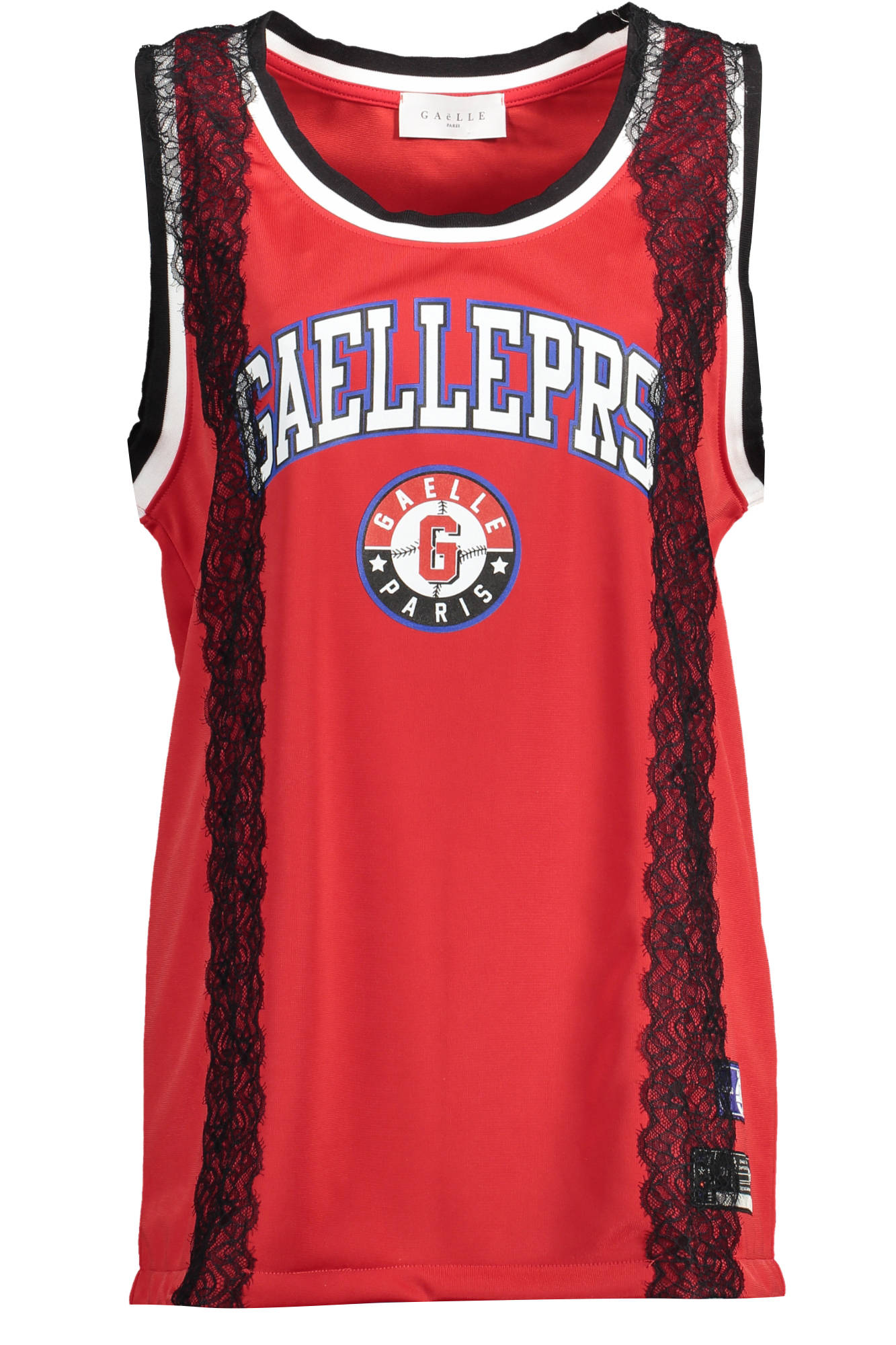 Майка женская Gaelle Paris с принтом и кружевом, красный
Майка женская Gaelle Paris с принтом и кружевом, красный