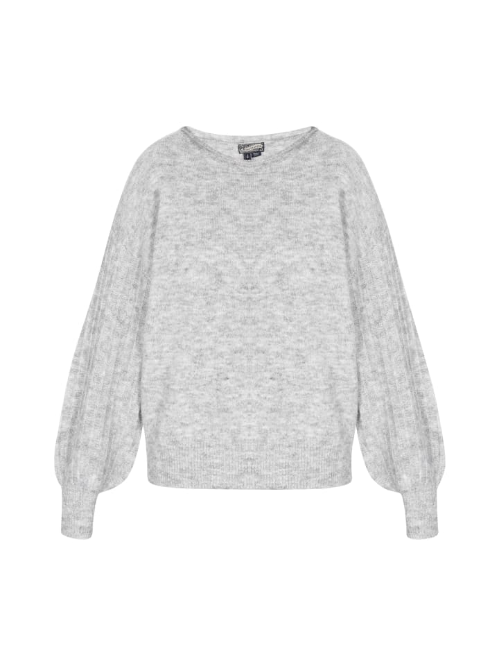 DreiMaster Женский свитер серого меланжевого цвета
DreiMaster Женский свитер серого меланжевого цвета