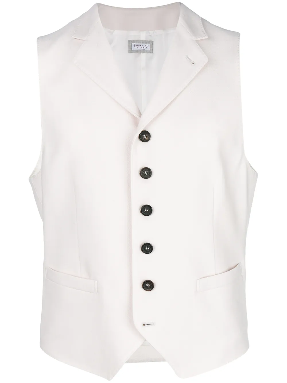 Жилет по фигуре Brunello Cucinelli, нейтральный
Жилет по фигуре Brunello Cucinelli, нейтральный