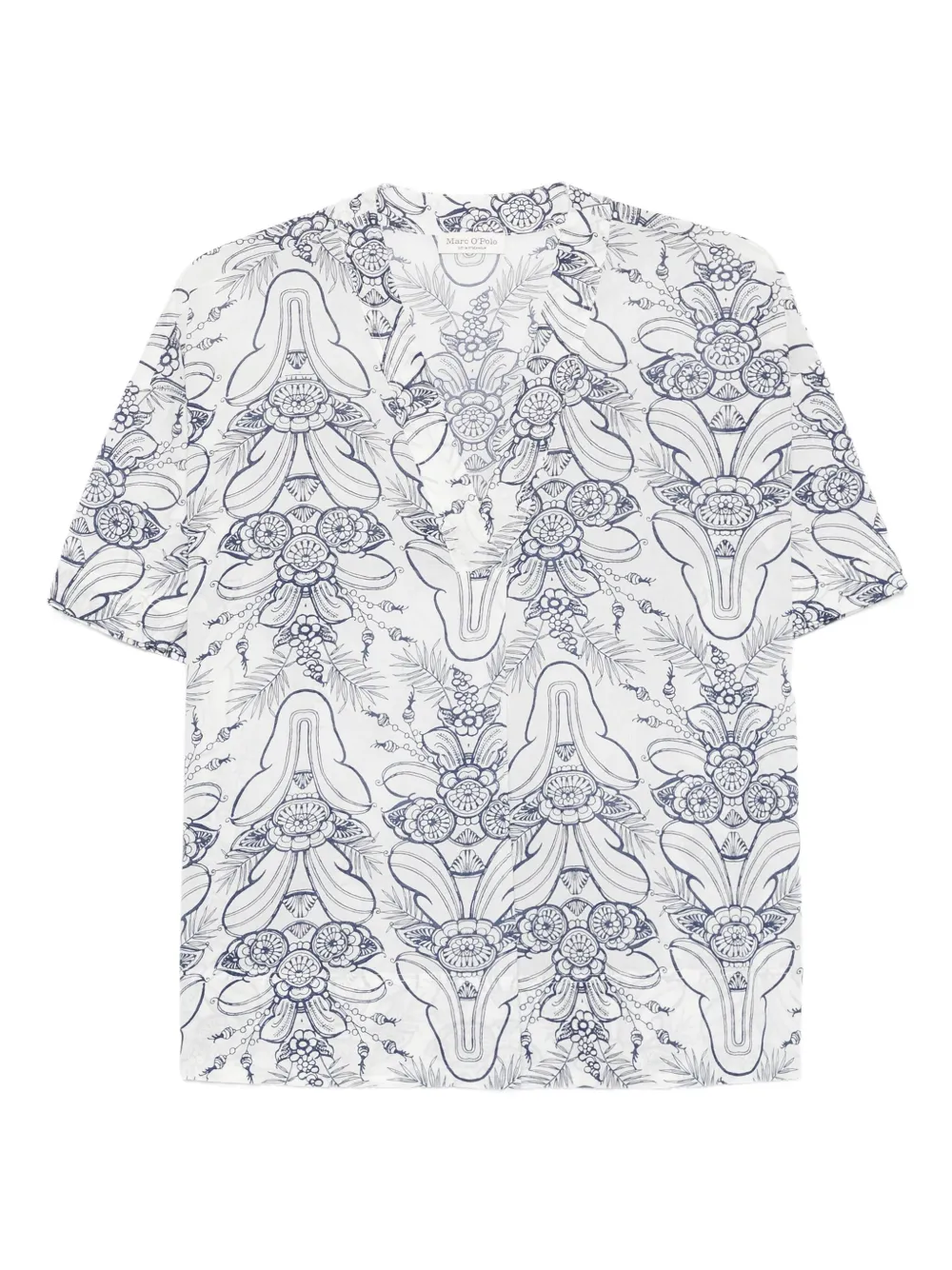 Топ с цветочным принтом и короткими рукавами Marc O'Polo, белый
Топ с цветочным принтом и короткими рукавами Marc O'Polo, белый