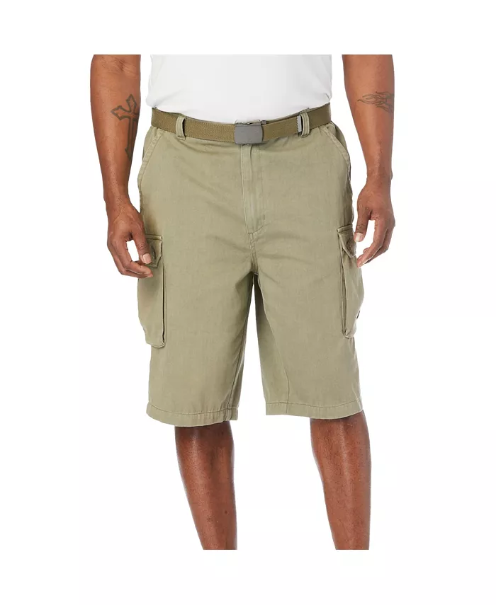 Большие и высокие 12" шорты карго с боковой резинкой и ремнем из твила KingSize, зеленый
Большие и высокие 12" шорты карго с боковой резинкой и ремнем из твила KingSize, зеленый