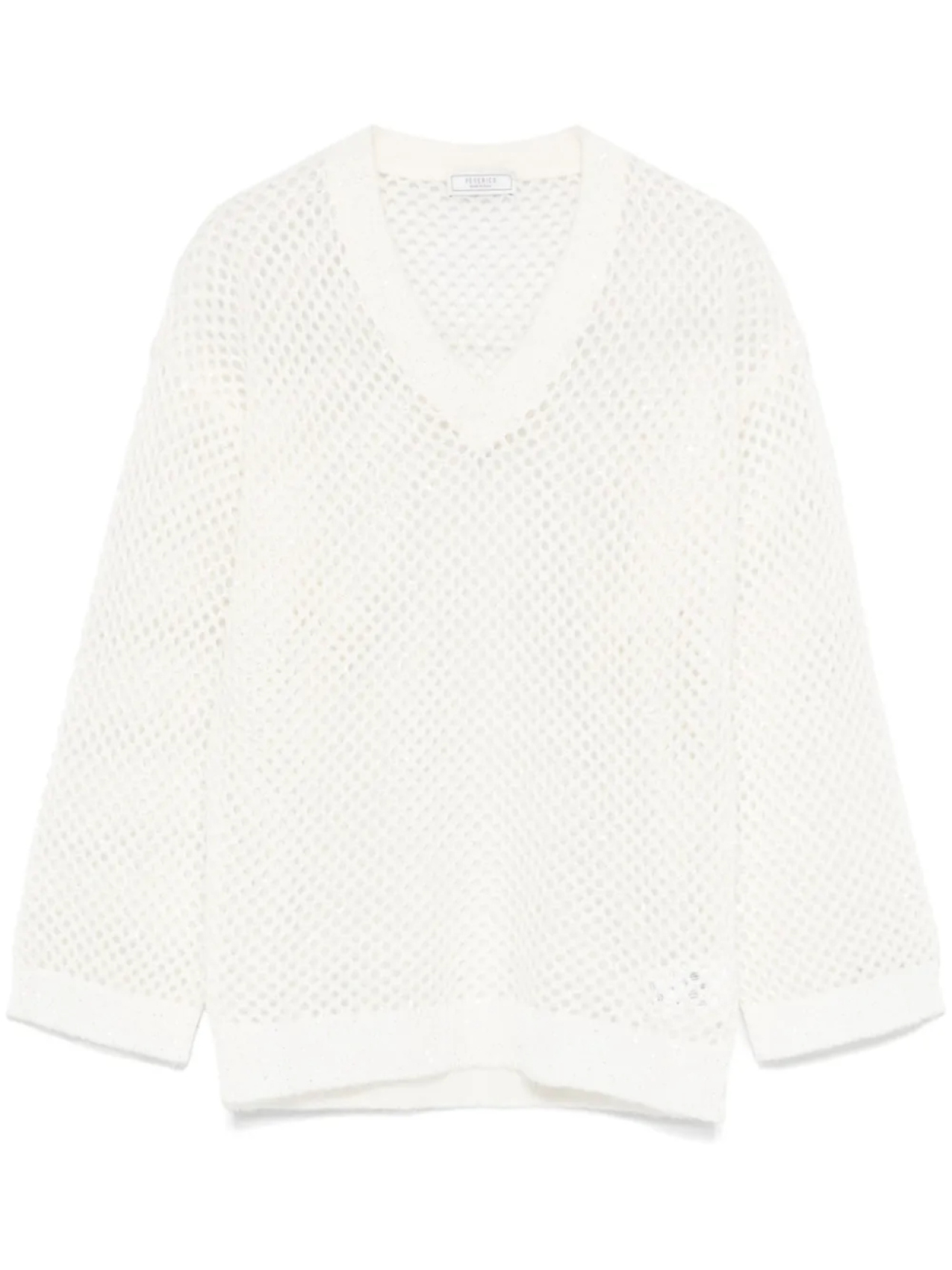 Свитер фактурной вязки Peserico, белый
Свитер фактурной вязки Peserico, белый