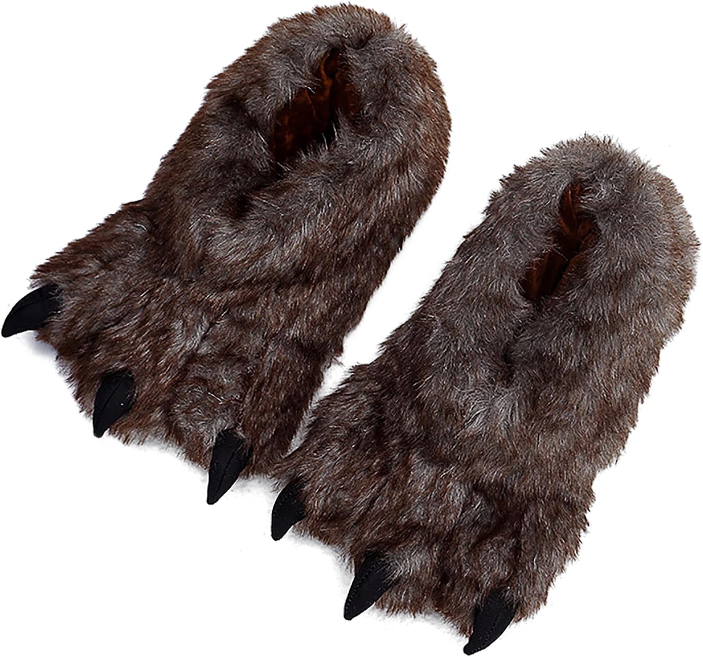 Домашние тапочки JIAHG с лапами животных для мужчин и женщин, зимние теплые плюшевые тапочки «Монстр-Коготь», веселые тапочки для Хэллоуина и Рождества, коричневый
Домашние тапочки JIAHG с лапами животных для мужчин и женщин, зимние теплые плюшевые тапочки «Монстр-Коготь», веселые тапочки для Хэллоуина и Рождества, коричневый