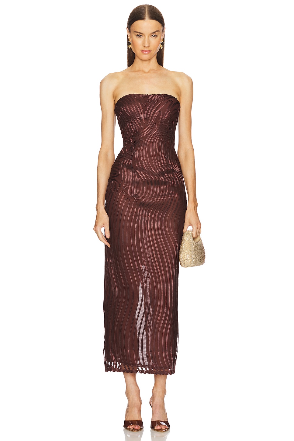 Платье миди x revolve опалового цвета Michael Costello, коричневый
Платье миди x revolve опалового цвета Michael Costello, коричневый