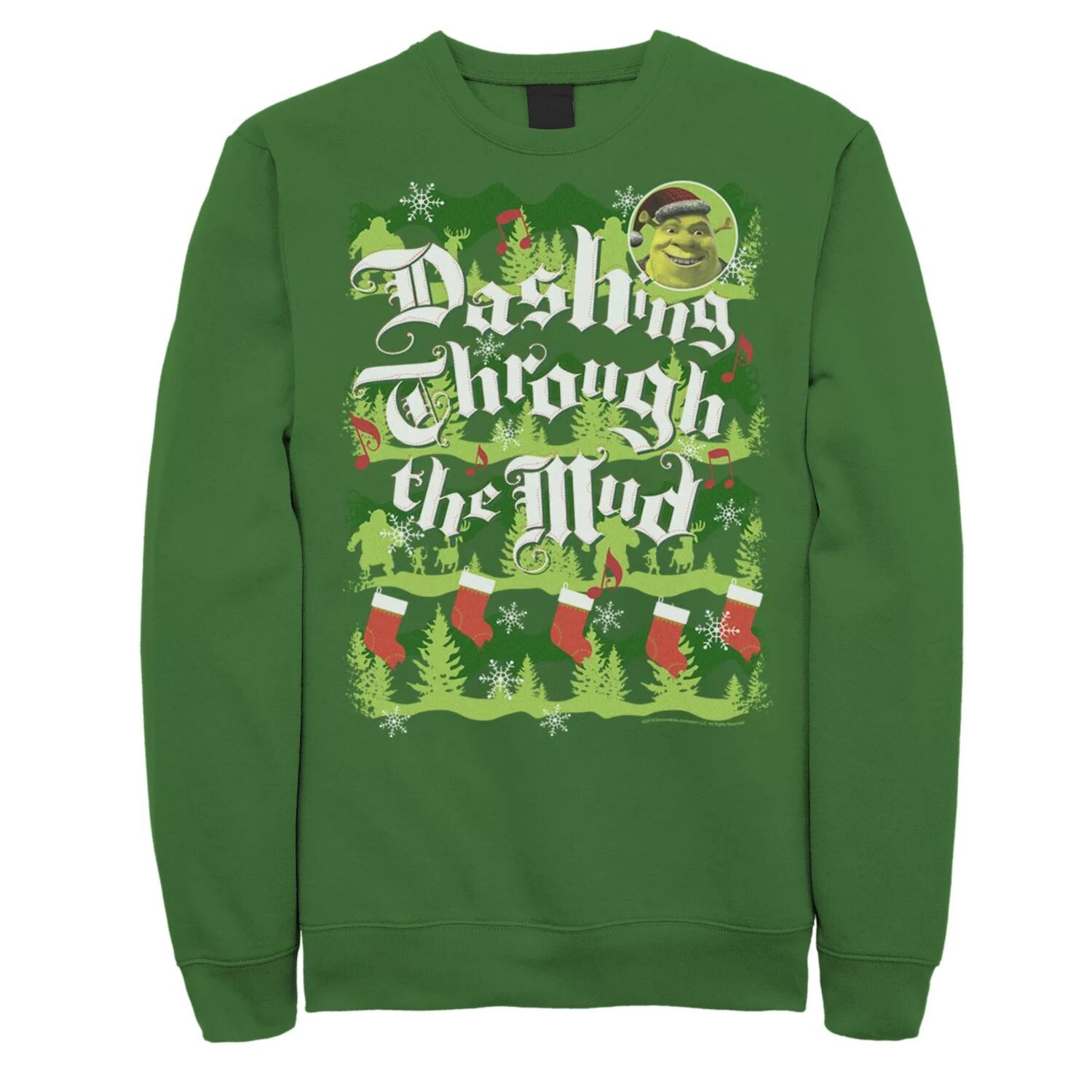 Мужская флисовая футболка с праздничным текстовым узором «Шрек, мчащийся по грязи» Licensed Character
Мужская флисовая футболка с праздничным текстовым узором «Шрек, мчащийся по грязи» Licensed Character