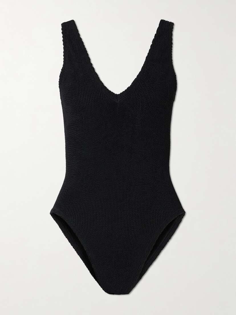 Купальник Sadie из сирсакера Hunza G, черный
Купальник Sadie из сирсакера Hunza G, черный