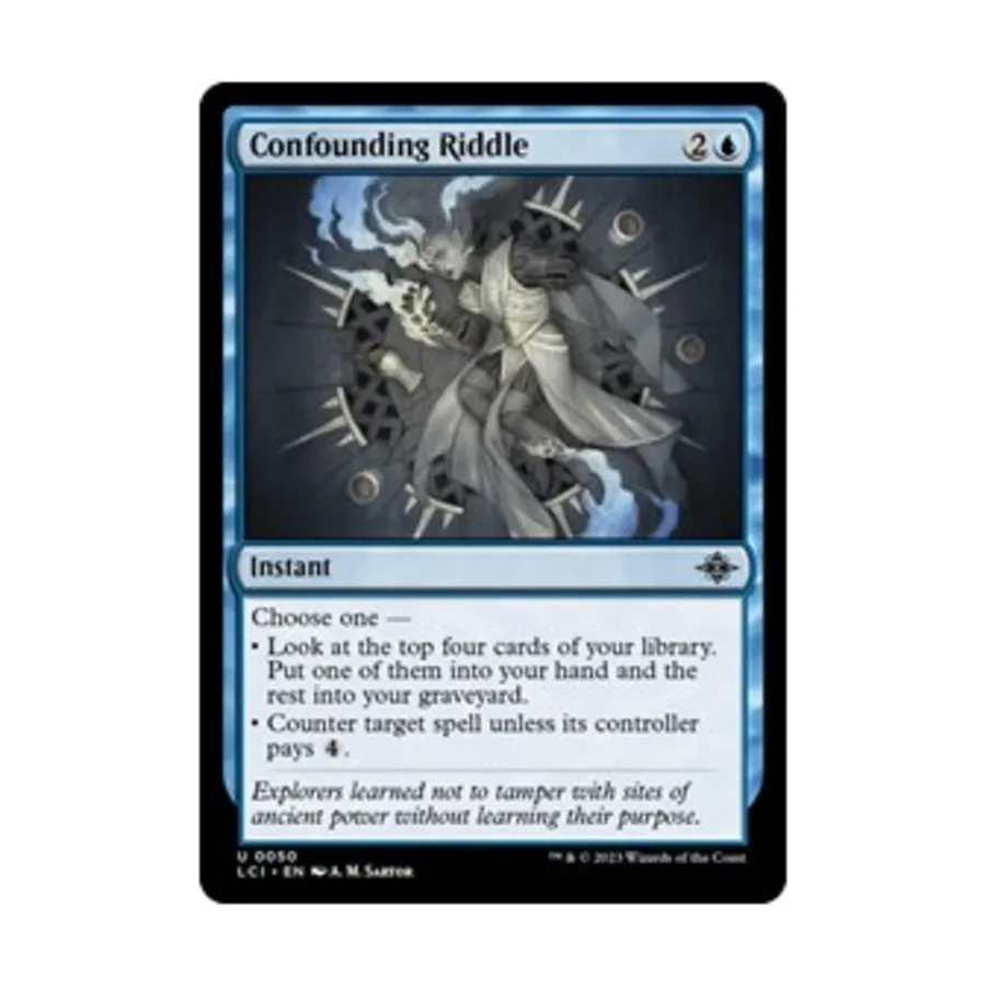 CCG Загадочная загадка (U), MTG - The Lost Caverns of Ixalan
CCG Загадочная загадка (U), MTG - The Lost Caverns of Ixalan