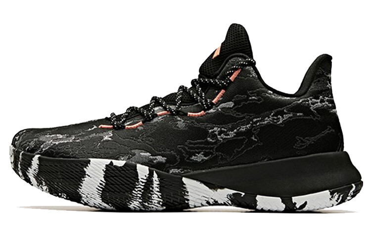 Баскетбольные кроссовки Pallas мужские, среднего размера, черные/красные Anta