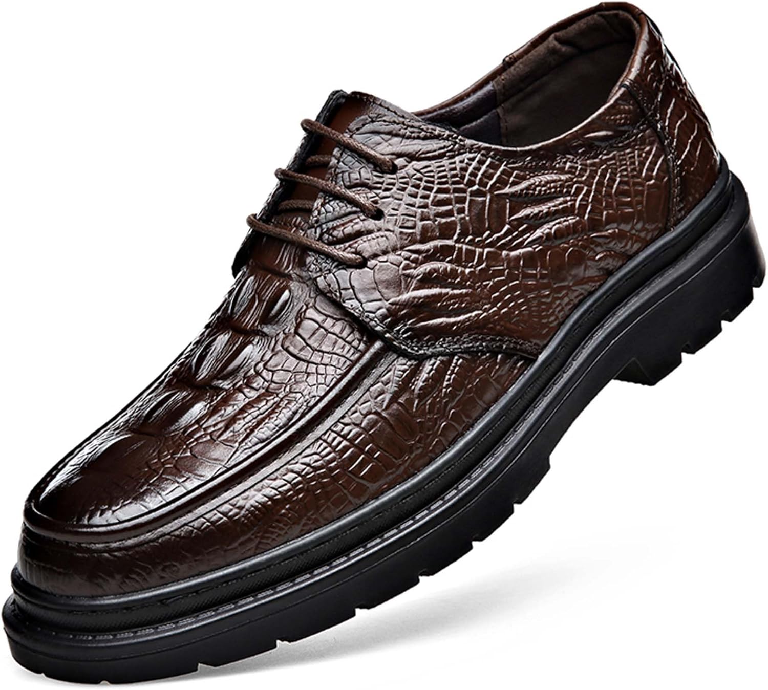 Мужские оксфорды с толстой подошвой на шнуровке, деловые формальные туфли, классическая платформа, для униформы, свадьбы, офисной вечеринки, кожаные туфли Generic, коричневый
Мужские оксфорды с толстой подошвой на шнуровке, деловые формальные туфли, классическая платформа, для униформы, свадьбы, офисной вечеринки, кожаные туфли Generic, коричневый