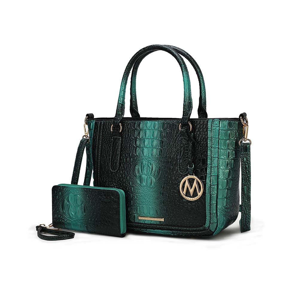 Женская сумка Aphelia с тиснением под крокодила от Mia K MKF Collection By Mia K., зеленый
Женская сумка Aphelia с тиснением под крокодила от Mia K MKF Collection By Mia K., зеленый