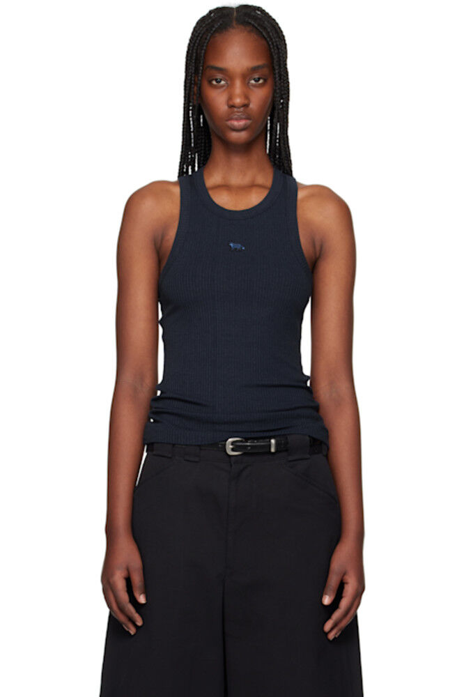 Топ с нашивкой Blue Baby Fox в рубчик Maison Kitsuné
Топ с нашивкой Blue Baby Fox в рубчик Maison Kitsuné