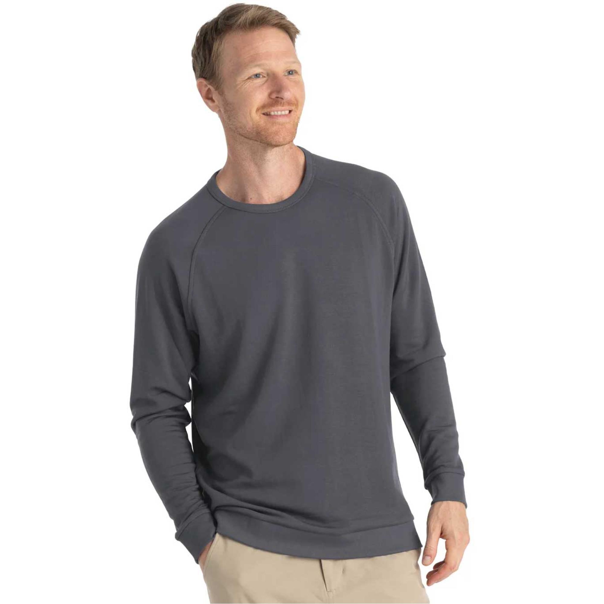 Мужской легкий флисовый пуловер из бамбука Free Fly, Black Sand
Мужской легкий флисовый пуловер из бамбука Free Fly, Black Sand