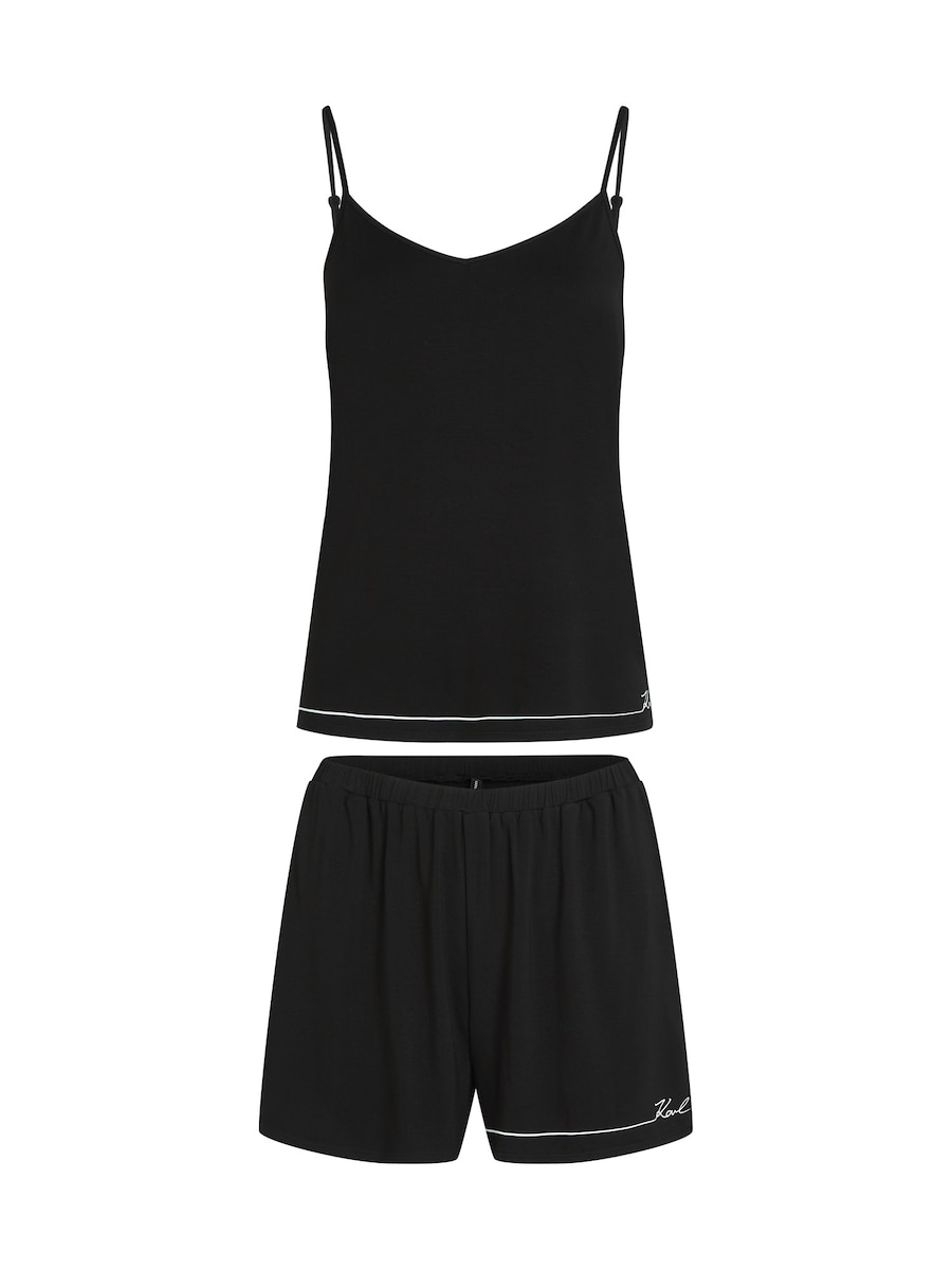 Короткий пижамный комплект Karl Lagerfeld, черный
Короткий пижамный комплект Karl Lagerfeld, черный