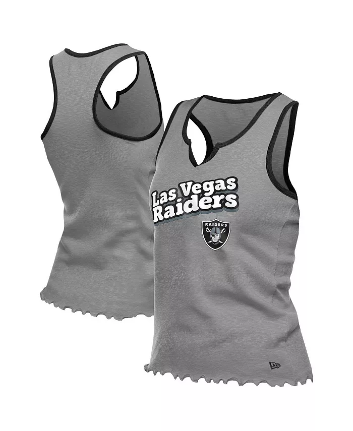 Женская серебристая майка Las Vegas Raiders с вырезом-логотипом и тремя слоями ткани New Era
Женская серебристая майка Las Vegas Raiders с вырезом-логотипом и тремя слоями ткани New Era