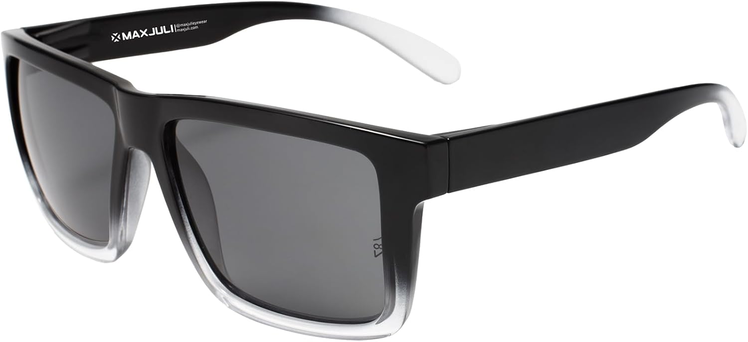 Солнцезащитные очки MAXJULI XXL размера, двойной размер Extra Large, модель Z87, для мужчин с большой широкой головой, материал TR90, сверхлегкие, защита от УФ-излучения UV400, артикул 8228, Black-clear Frame
Солнцезащитные очки MAXJULI XXL размера, двойной размер Extra Large, модель Z87, для мужчин с большой широкой головой, материал TR90, сверхлегкие, защита от УФ-излучения UV400, артикул 8228, Black-clear Frame