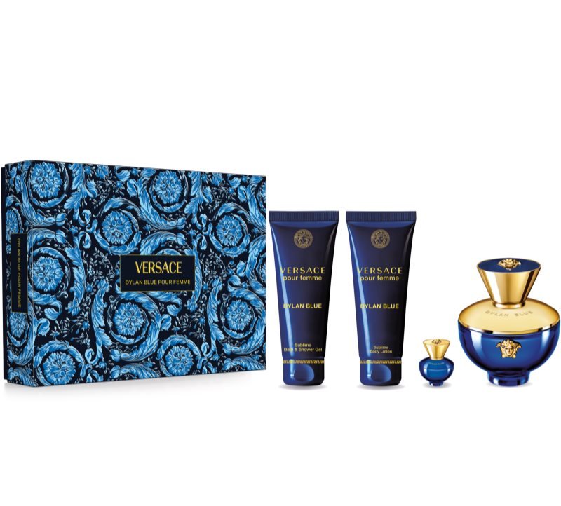 Подарочный набор Versace Dylan Blue Pour Femme для женщин
Подарочный набор Versace Dylan Blue Pour Femme для женщин