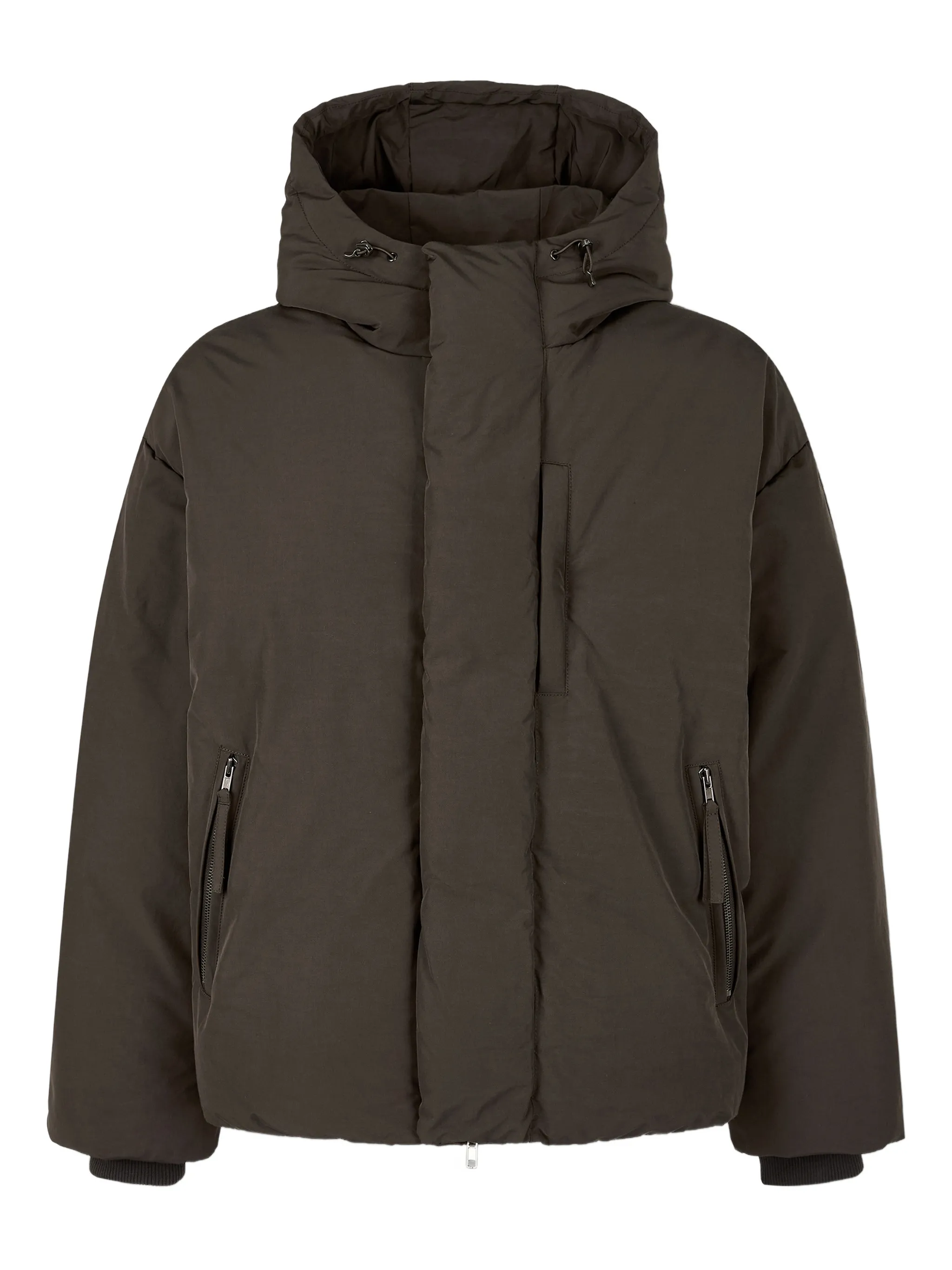 Стеганая куртка с капюшоном Studio Tomboy, коричневый
Стеганая куртка с капюшоном Studio Tomboy, коричневый