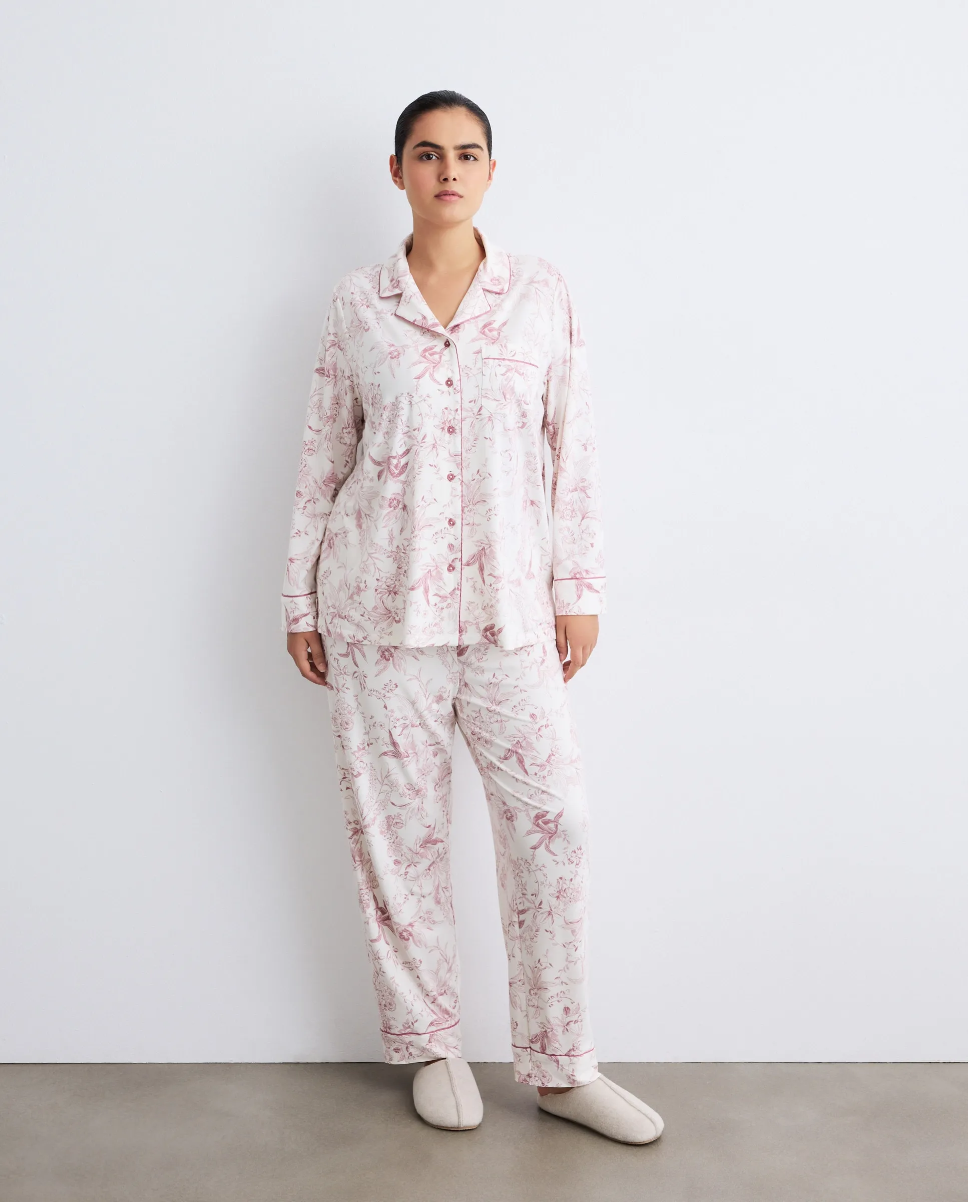 Женская пижама в стиле рубашки Couchel, розовый
Женская пижама в стиле рубашки Couchel, розовый