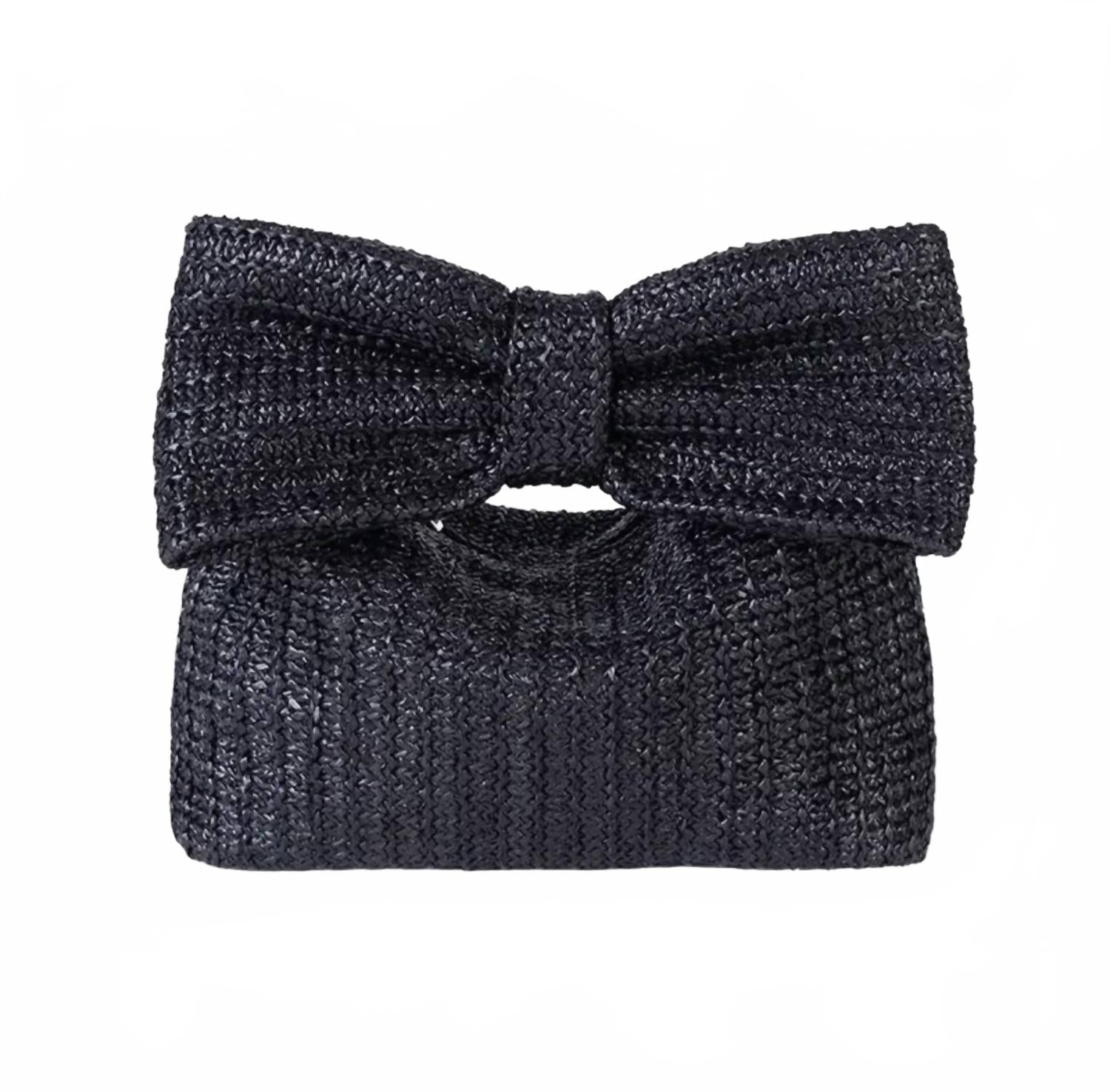 Женская соломенная сумка с бантом черная Little Trendy
Женская соломенная сумка с бантом черная Little Trendy