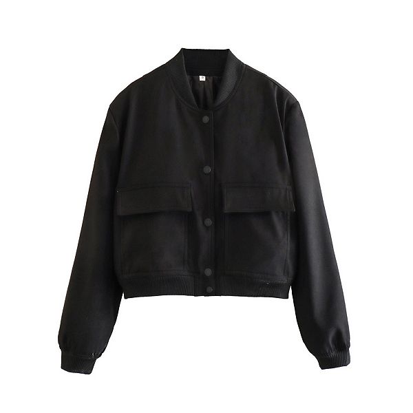 Женская куртка-рубашка с длинным рукавом и боковым карманом Yesfashion, Black
Женская куртка-рубашка с длинным рукавом и боковым карманом Yesfashion, Black