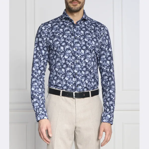 Рубашка узкого кроя Emanuel Berg, синий
Рубашка узкого кроя Emanuel Berg, синий