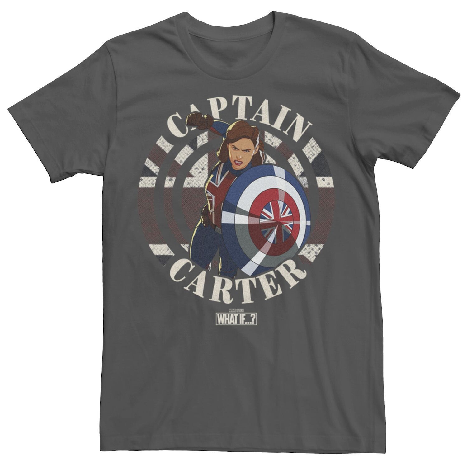 Мужская футболка Marvel What If Captain Carter со штампом Licensed Character
Мужская футболка Marvel What If Captain Carter со штампом Licensed Character