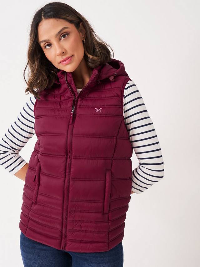 Облегченный стеганый жилет Crew Clothing, Berry Red
Облегченный стеганый жилет Crew Clothing, Berry Red