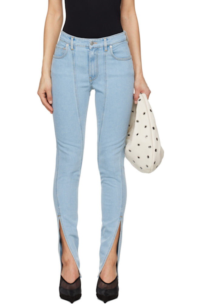 Синие вставные джинсы Mugler
Синие вставные джинсы Mugler