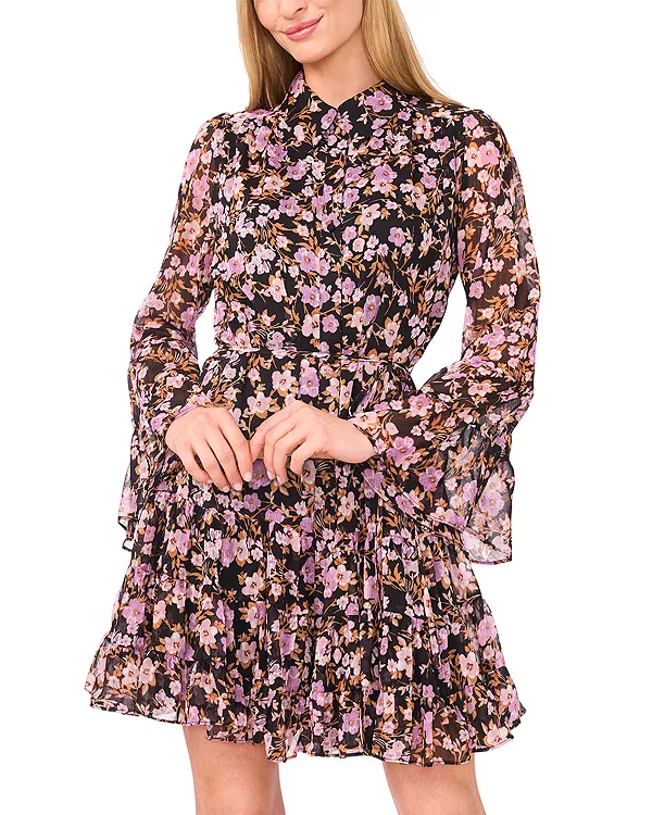 Многоярусное платье-рубашка Cece, мультиколор
Многоярусное платье-рубашка Cece, мультиколор