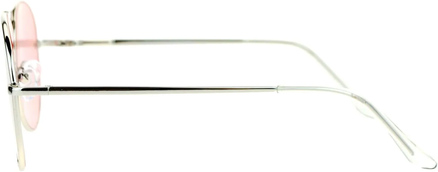 Солнцезащитные очки-авиаторы с плоскими линзами, тонкая металлическая оправа с пружинными шарнирами, серебристый цвет, розовые зеркальные линзы PASTL, Silver
Солнцезащитные очки-авиаторы с плоскими линзами, тонкая металлическая оправа с пружинными шарнирами, серебристый цвет, розовые зеркальные линзы PASTL, Silver