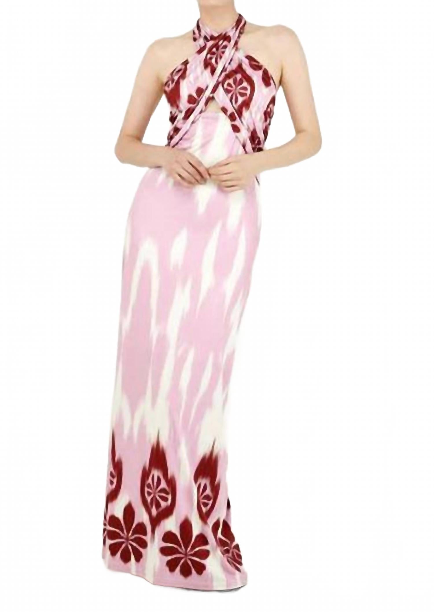 Розовое макси-платье Kim Ikat Especia
Розовое макси-платье Kim Ikat Especia