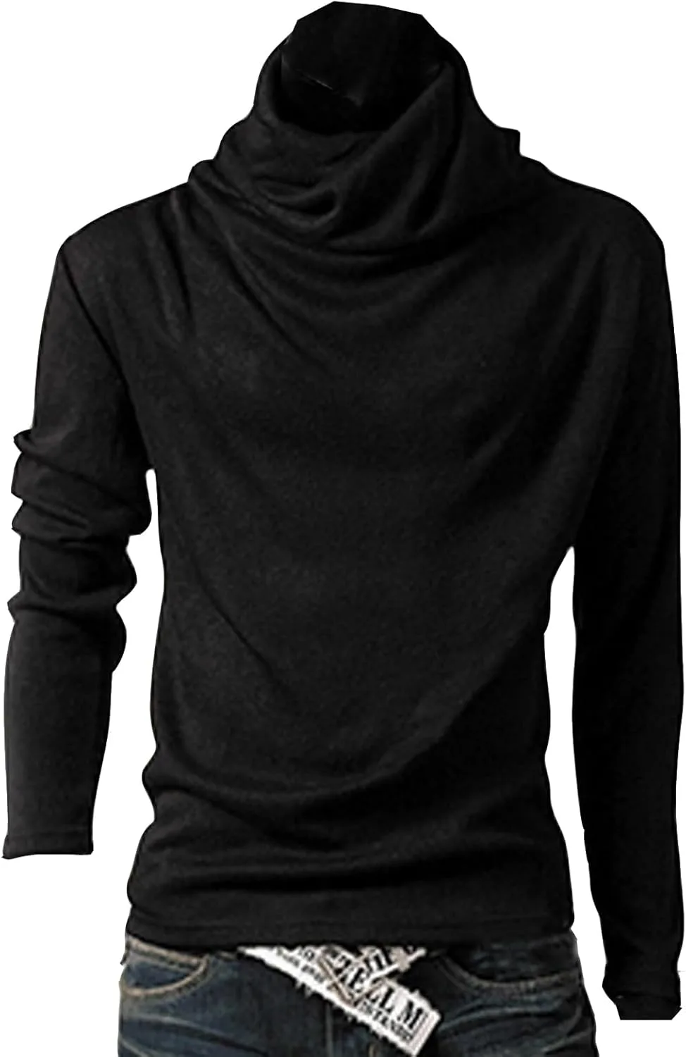 Свитер с воротником-хомутом для мужчин, вязаный, длинный
Свитер с воротником-хомутом для мужчин, вязаный, длинный