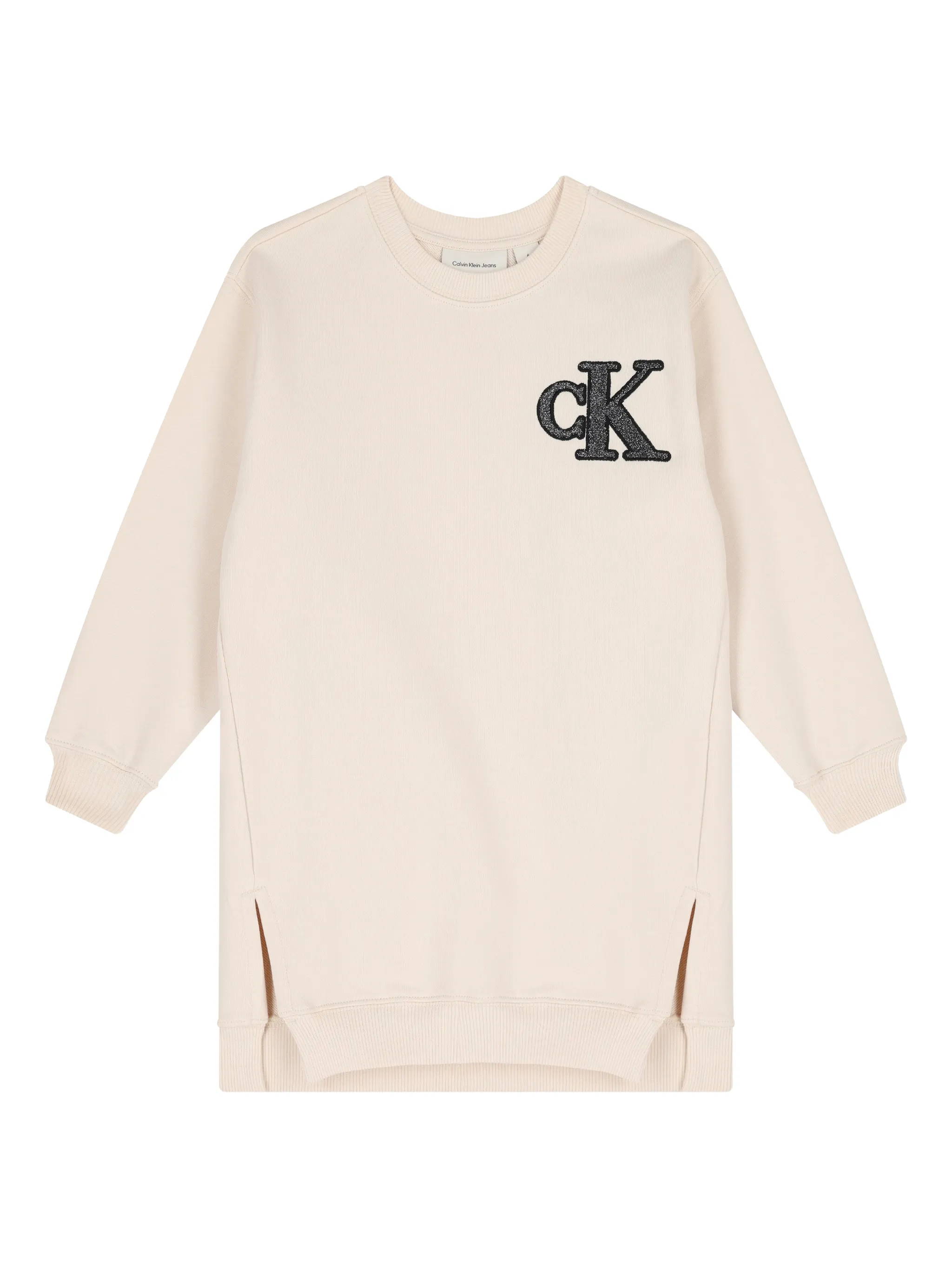 Платье-толстовка с логотипом Calvin Klein Kids, бежевый
Платье-толстовка с логотипом Calvin Klein Kids, бежевый