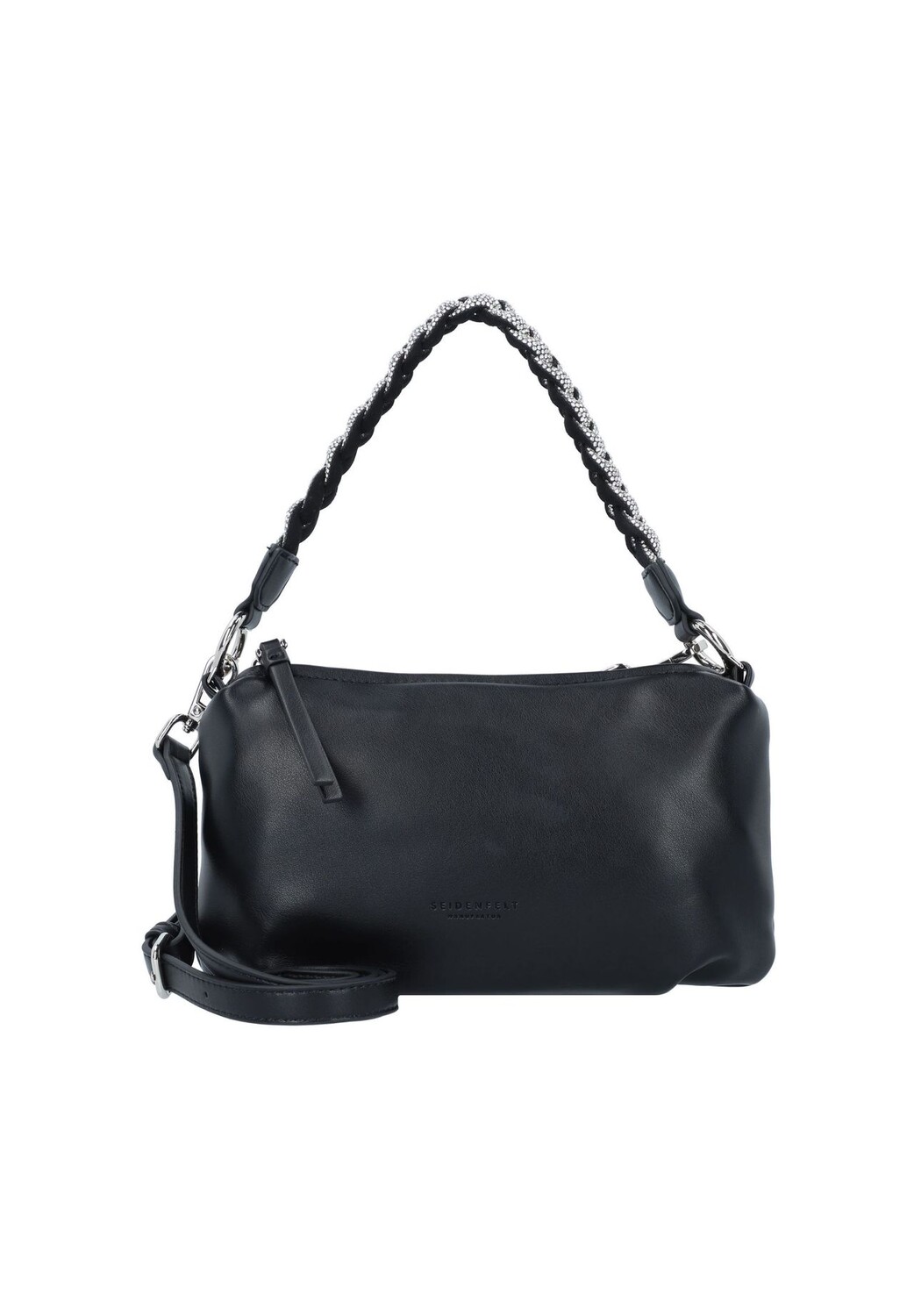 Сумочка Aminne 25 см SEIDENFELT, цвет Black Silver, Черный, Сумочка Aminne 25 см SEIDENFELT, цвет Black Silver 
Сумочка Aminne 25 см SEIDENFELT, цвет Black Silver, Черный, Сумочка Aminne 25 см SEIDENFELT, цвет Black Silver