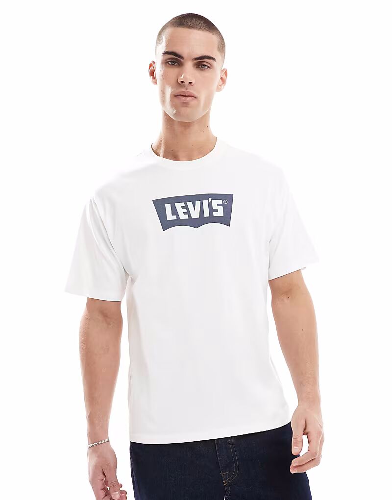 Футболка свободного кроя Levi's Vintage с центральным логотипом в форме крыла летучей мыши белого цвета, Белый, Футболка свободного кроя Levi's Vintage с центральным логотипом в форме крыла летучей мыши белого цвета
Футболка свободного кроя Levi's Vintage с центральным логотипом в форме крыла летучей мыши белого цвета, Белый, Футболка свободного кроя Levi's Vintage с центральным логотипом в форме крыла летучей мыши белого цвета