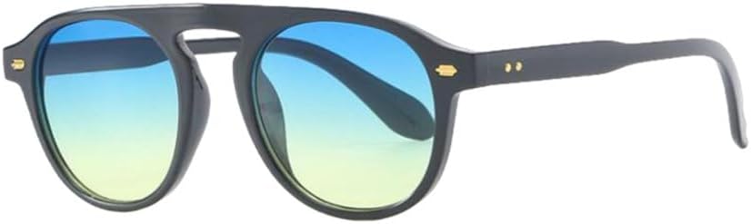 Винтажные солнцезащитные очки в маленькой оправе для мужчин и женщин, сексуальные, овальной формы, уникальные солнцезащитные очки черного и желтого оттенка для активного отдыха TYUVIVO, Black Blue Yellow
Винтажные солнцезащитные очки в маленькой оправе для мужчин и женщин, сексуальные, овальной формы, уникальные солнцезащитные очки черного и желтого оттенка для активного отдыха TYUVIVO, Black Blue Yellow