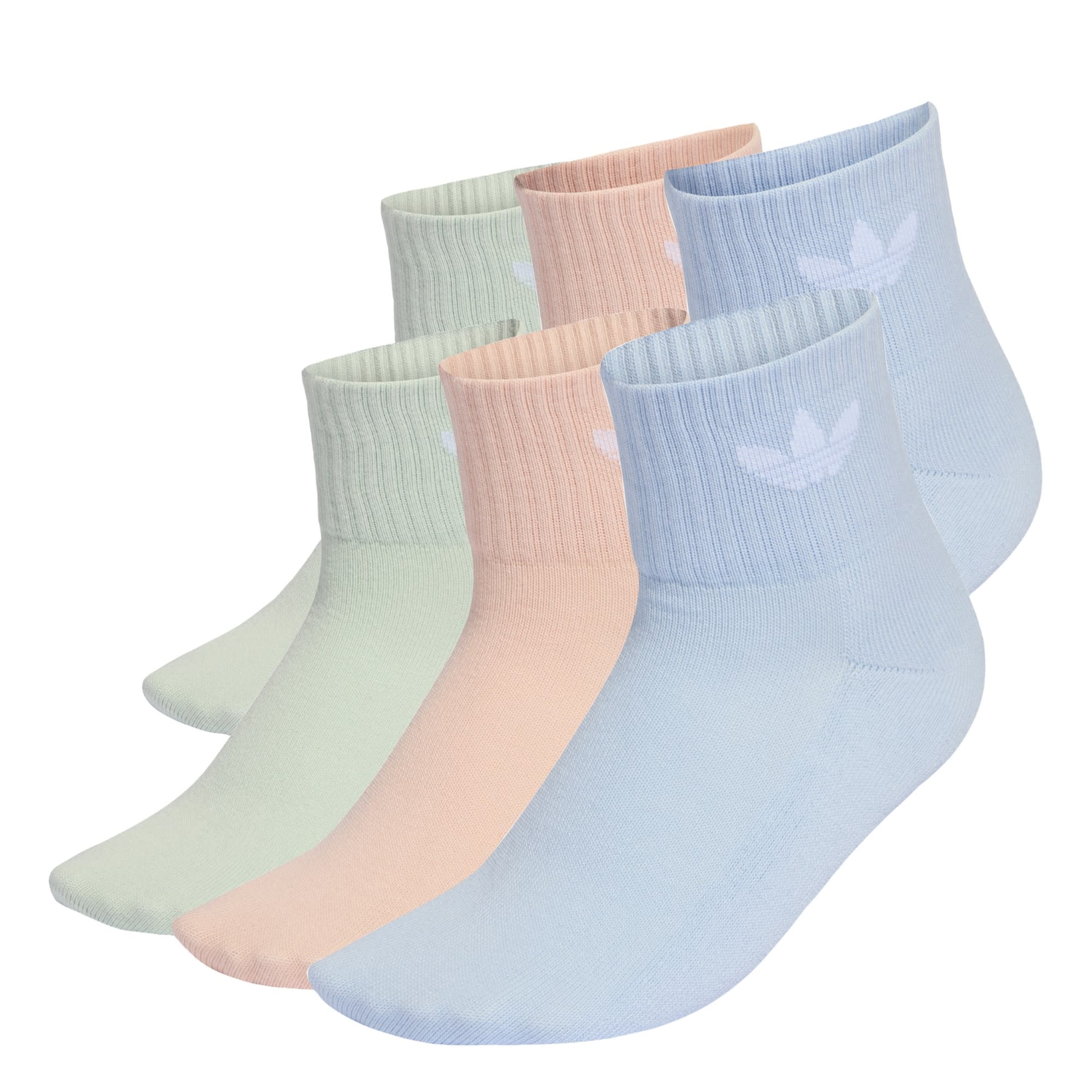 Adidas Originals Носки 'Mid Ankle' 6 пар в цветах Pastel Blue, Mint, Rose
Adidas Originals Носки 'Mid Ankle' 6 пар в цветах Pastel Blue, Mint, Rose