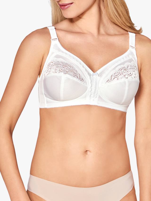 Claudette 104 кружевной бюстгальтер без косточек Triumph, White
Claudette 104 кружевной бюстгальтер без косточек Triumph, White