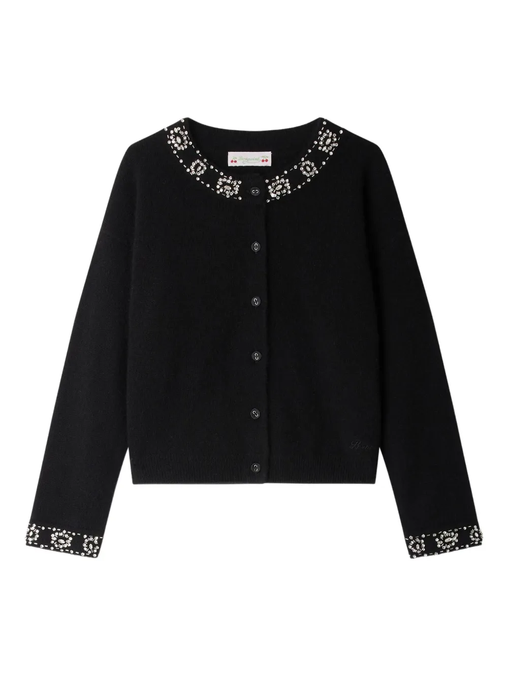 Кардиган с декорированным воротником Bonpoint, черный
Кардиган с декорированным воротником Bonpoint, черный