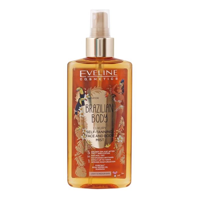 Бразильский автозагар для лица и тела Eveline, 150 мл
Бразильский автозагар для лица и тела Eveline, 150 мл
