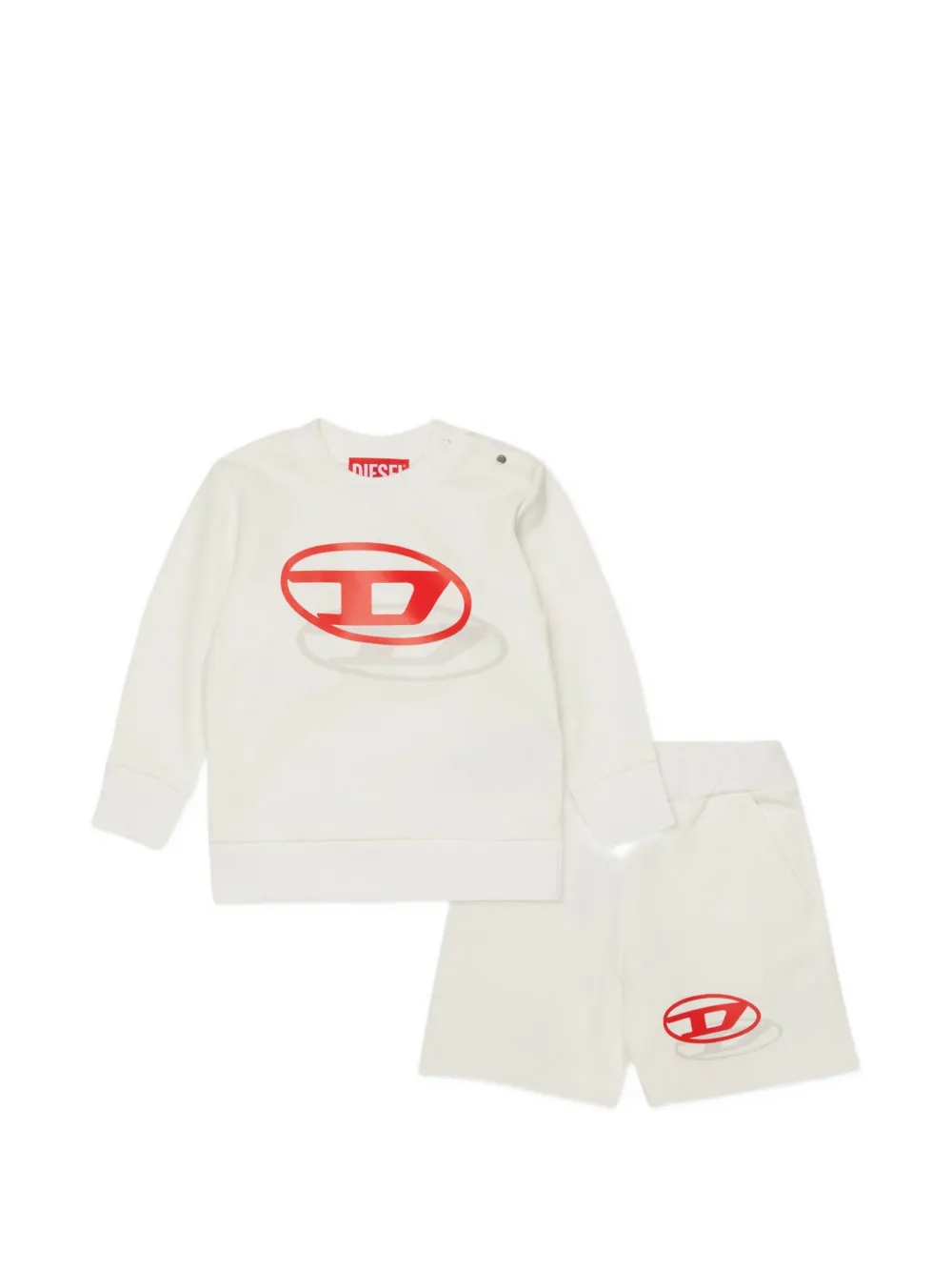 Комплект шорт с логотипом Diesel Kids, белый
Комплект шорт с логотипом Diesel Kids, белый