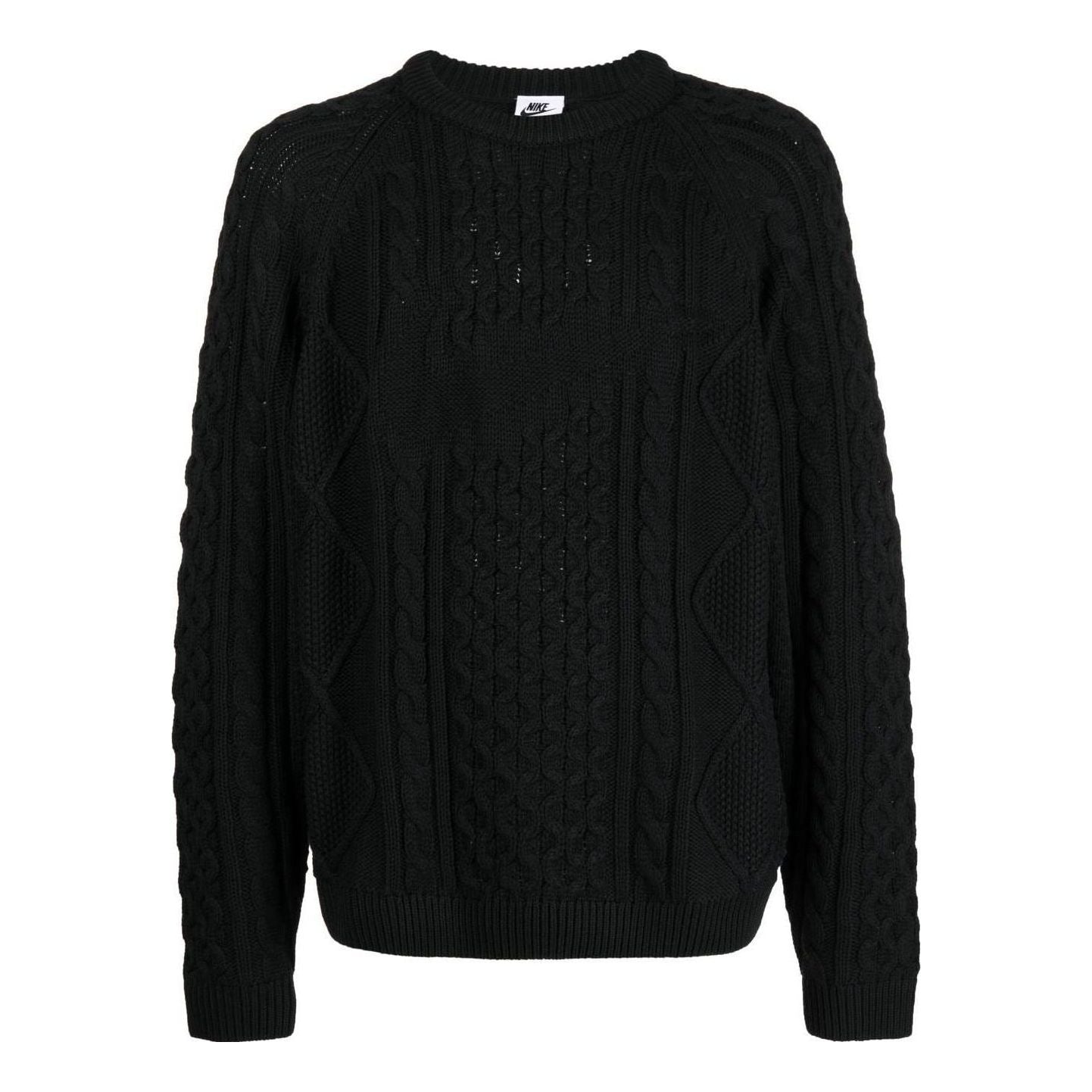 Джемпер Nike Life Cable-Knit 'Black'
Джемпер Nike Life Cable-Knit 'Black'