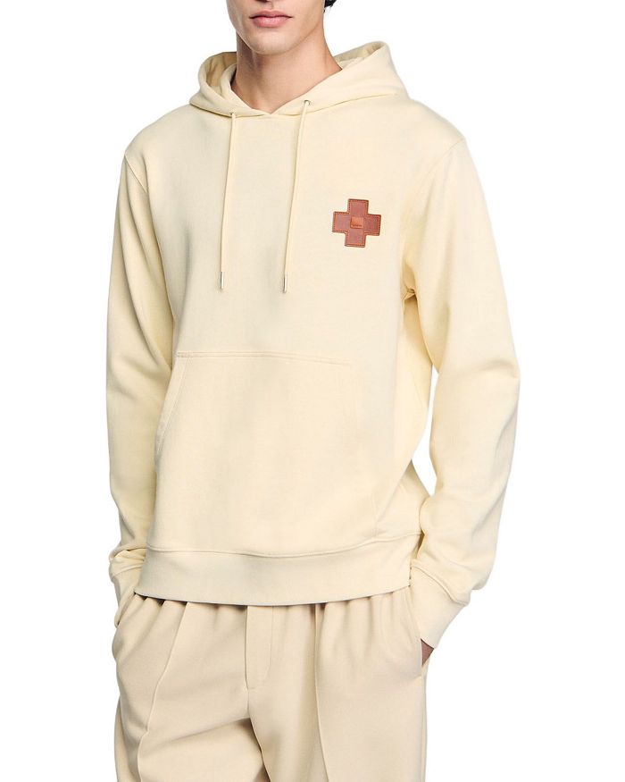 Флисовая толстовка Sandro, слоновая кость/кремовый
Флисовая толстовка Sandro, слоновая кость/кремовый