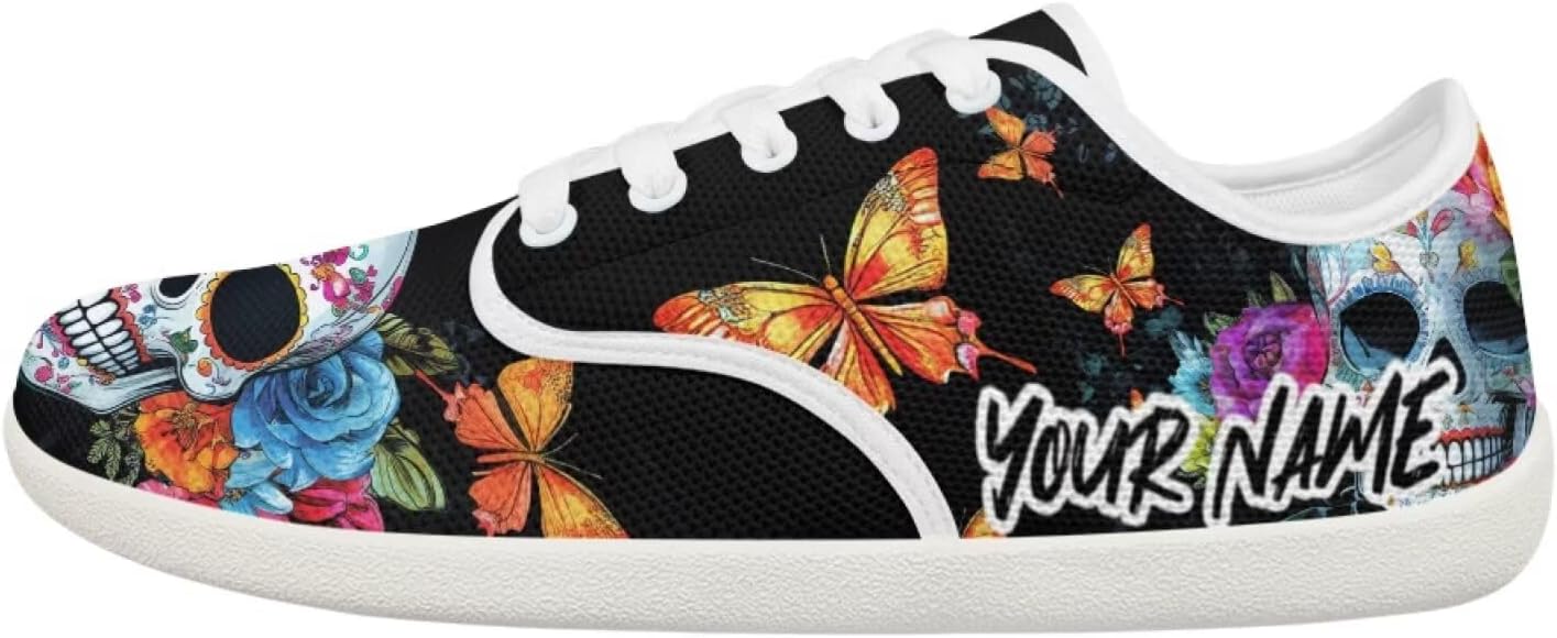 Кроссовки для ходьбы для женщин и мужчин, с широким носком, босоножки, с нулевым перепадом высоты подошвы, минималистичные кроссовки, дышащая сетка, теннисные кроссовки Pointodoor, Skull Flower Butterfly Printed
Кроссовки для ходьбы для женщин и мужчин, с широким носком, босоножки, с нулевым перепадом высоты подошвы, минималистичные кроссовки, дышащая сетка, теннисные кроссовки Pointodoor, Skull Flower Butterfly Printed
